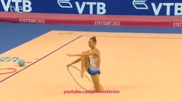 Melitina Staniouta Hoop AA - World Championships Stuttgart 2015 смотреть онлайн
