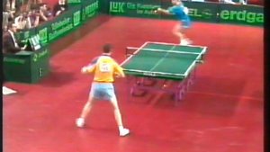 mikael appelgren vs carl prean european table tennis championship 92