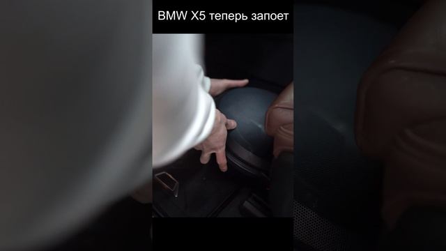 Сабвуфер JL AUdio в БМВ
