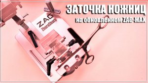 Заточка ножниц (4К). Обновленный ZAG-MAX