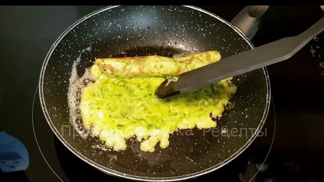 И опять КАБАЧКИ! /Ещё одна ИДЕЯ для ЗАВТРАКа /Кабачково-яичный РУЛЕТ