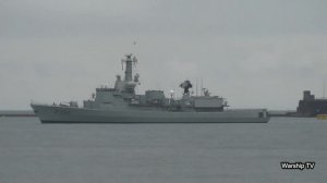 PORTUGESE NAVY NRP DOM FRANCISCO DE ALMEIDA F334 IN PLYMOUTH SOUND - 13th June 2019