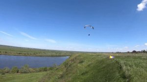 Полет параплана в динамическом потоке! Фатьяновка 4 июня 2022 года.