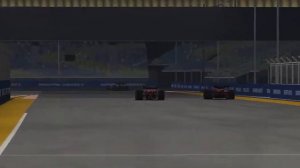 F1 2022 Alfa Romeo C42 Team (Singapore night race GP) best lap 1:28 minute (Real Racing 3)