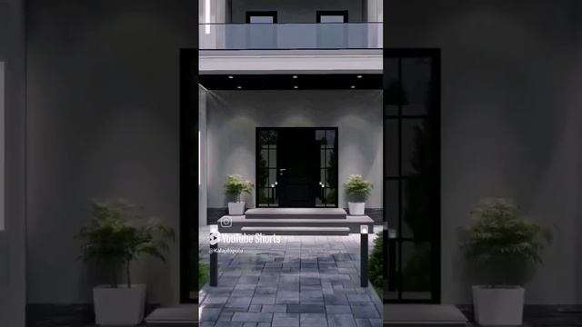 Visualization of a loft-style house
