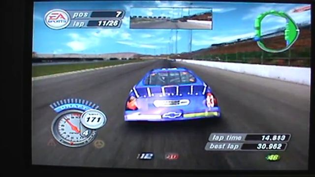 NASCAR Thunder 2004 (PS2) Race 3/36 - UAW-Daimler Chrysler 400 смотреть онлайн