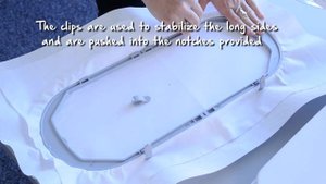 Tutorial how to use the BERNINA embroidery hoops