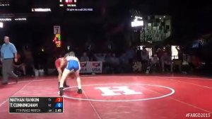 100 7th Place - Nathan Rankin (Texas) vs. Tyler Cunningham (Nebraska)