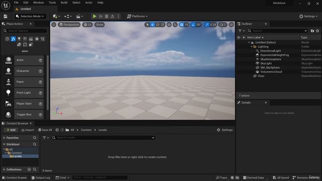 008. Create A Developer Level. Unreal Engine 5