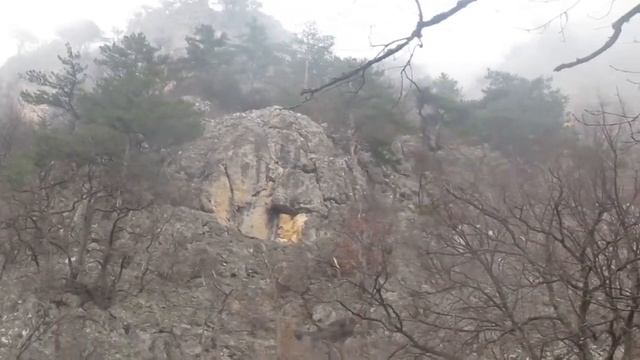 Водопад "Весенний" в Бельбекской долине Крыма... 03.01.2022.