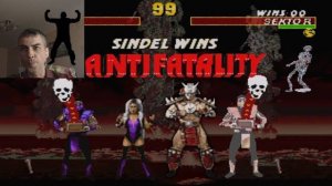 UMK3 brutality для Shao Khan и antifatality у Sindel