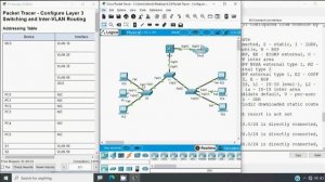 4.3.8 Packet Tracer - Configure Layer 3 Switching and Inter VLAN Routing