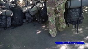 Группу нижегородских добровольцев проводили на СВО