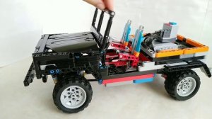 Обзор полноприводного внедорожника лего техник на ДУ