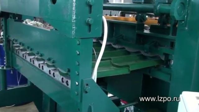 Полнокомплектная линия для производства металлочерепицы Монтеррей смотреть онлайн