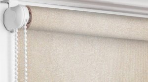 Перл светло-бежевый - обзор ткани для рулонных штор Рулонка.рус