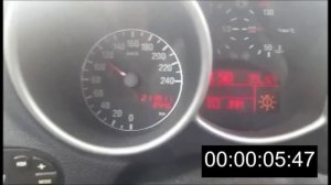 Alfa Romeo 147 1.9 JTD 402m 1/4 mile with timer