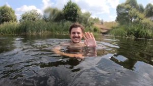 Первый раз под водой в речке! Ознакомительные погружения ДЦ ПОТОК 18 июля 2021 года. Река Ранова.