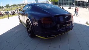 BENTLEY CONTINENTAL GT SPEED BLACK EDITION ! AZURE PURPLE / CYBER YELLOW ! WALKAROUND !