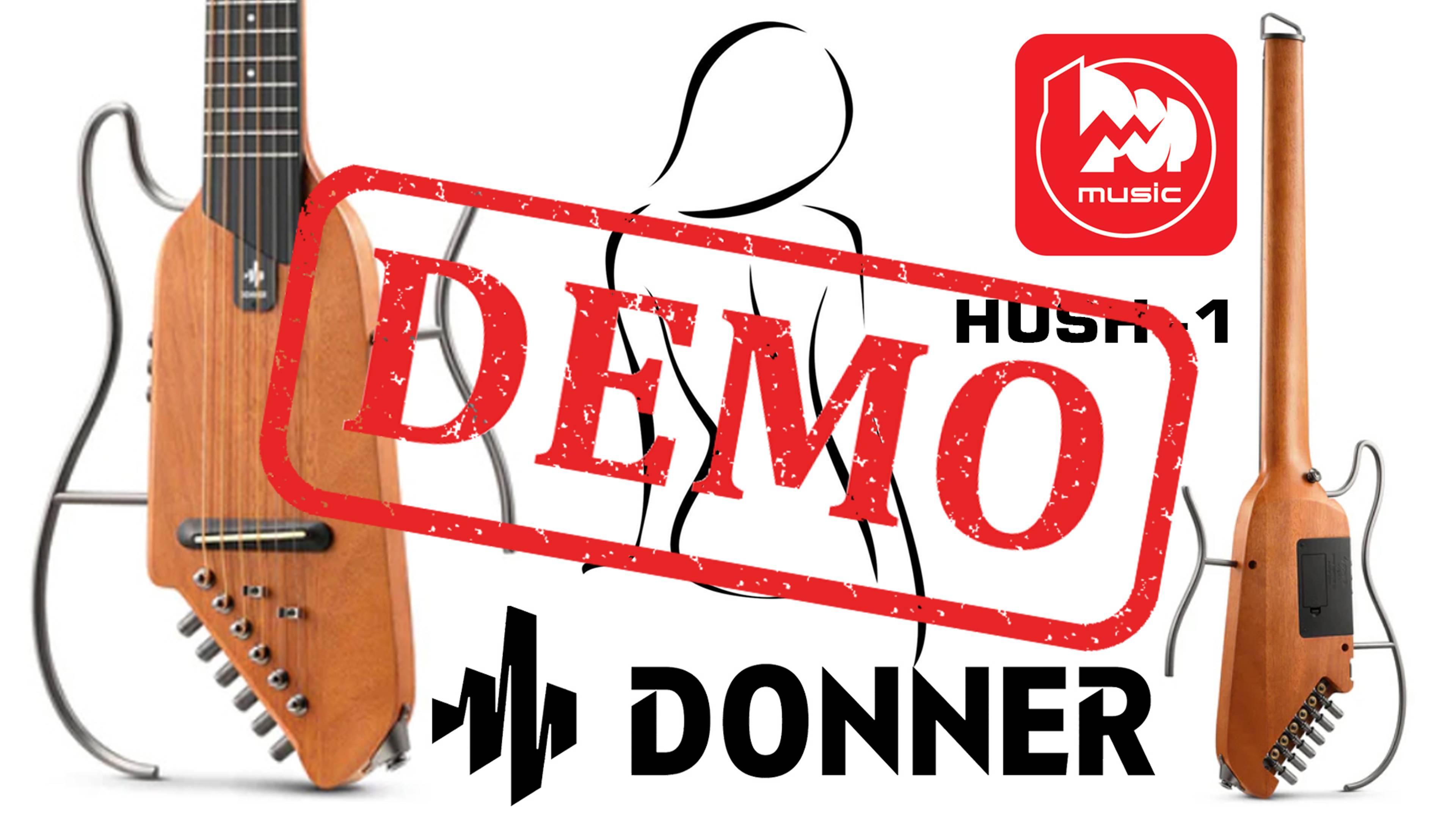 Электроакустика DONNER HUSH-1 Mahogany - демонстрация звучания