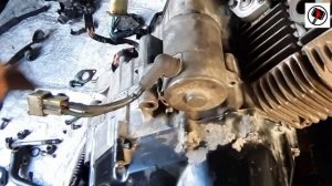 HONDA XRM 125 OVERHAULING | PART 3 | COUNTERSHAFT RE SPLINED | engine assembly