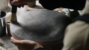 процесс создания абстрактной живописи в стиле ваби-саби | anna komar