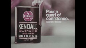 1972 Kendall Motor Oil Commercial - Featuring a 1973 Chrysler New Yorker