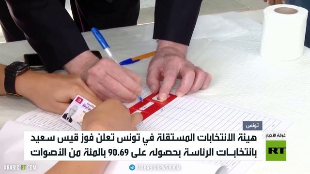قيس سعيد يفوز بولاية رئاسية ثانية