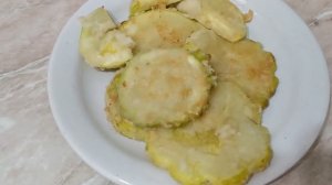 Как пожарить  патиссоны