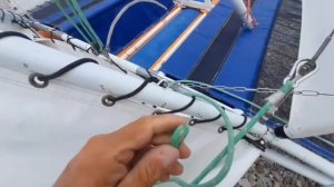 ПРОВОДКИ ЛЕТУЧИХ ПАРУСОВ  НА ТРИМАРАНАХ СЕРИИ «КУЛИК», НА ПРИМЕРЕ К-16 Т.⛵️🏴☠️🌊💪