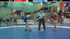 Brad Dolezal vs. Matthew Frisch at 2013 ASICS University Nationals - FS