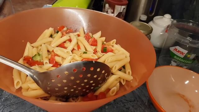 ПРОСТАЯ ЕДА/Картошка с салом в духовке/ Салат из макарон/provenceallochka Recipes