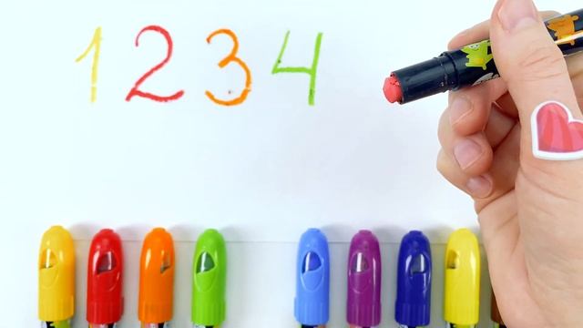 Цифры для Малышей! Учимся Считать до 10!