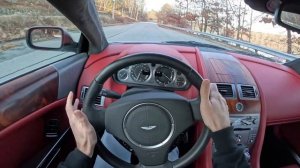 2007 Aston Martin DB9 Manual - V12 British Grand Tourer (POV Binaural Audio)