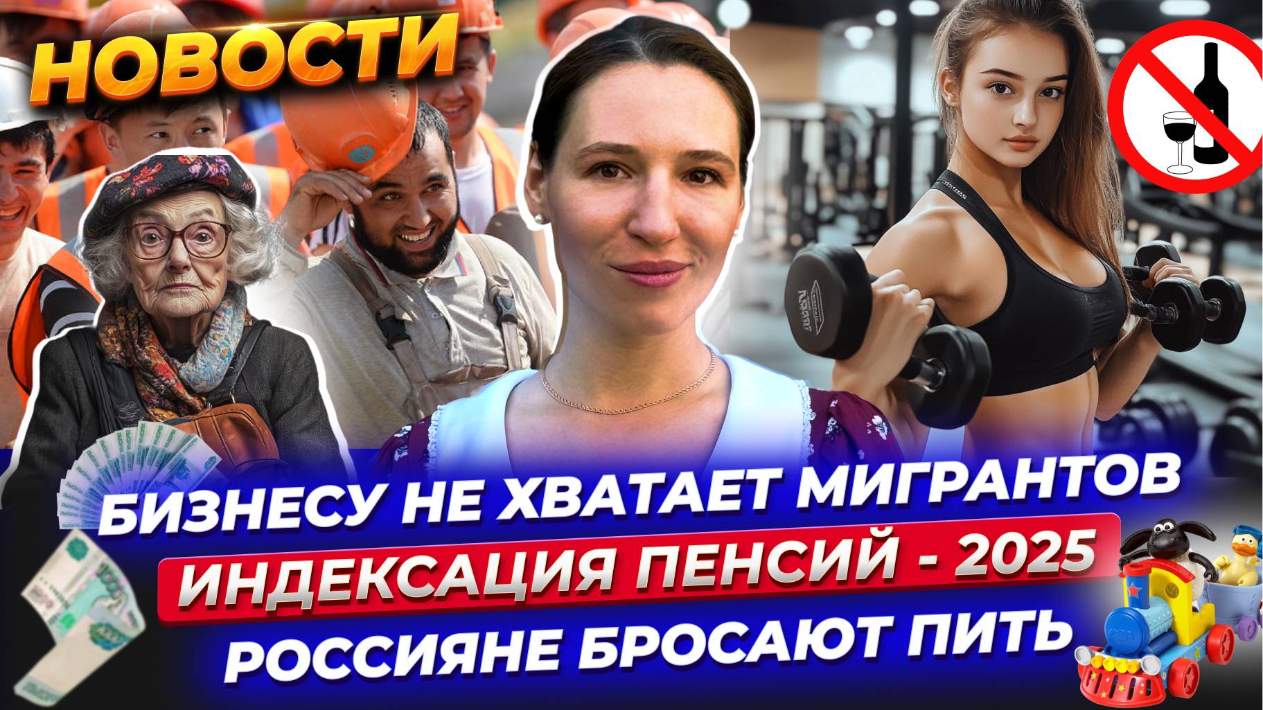 Россияне бросают пить. Бизнесу не хватает мигрантов. Цены на нефть падают / Новости