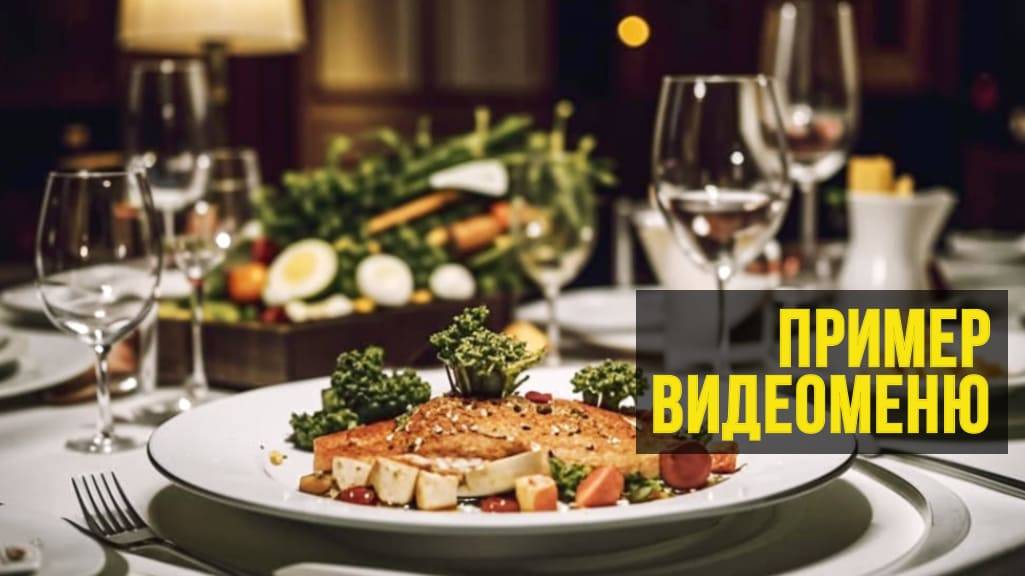 Пример Видеоменю для Ресторана