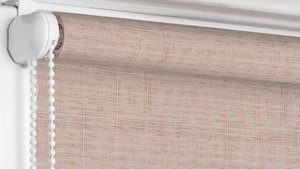 Крис темно-бежевый - обзор ткани для рулонных штор Рулонка.рус