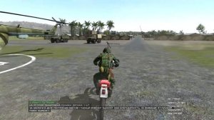 ArmA new start procedure. 1. Jump from plane. 2. Go to the base by feet or on gliding parachute.