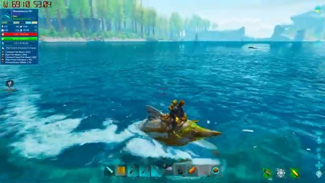 Shastasaurus in ARK Survival Ascended, приручаем Шастазавра на сервере ShineARK смотреть онлайн