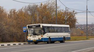 Автобус Mercedes-Benz O405 (АР 268 22) Покатушки по Барнаулу/Fahren Sie mit dem Mercedes-Benz O405.