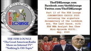 Mini-Episode #1231 - May 2020 - CORONAVIRUS CRISIS 2020 The Last Dance review