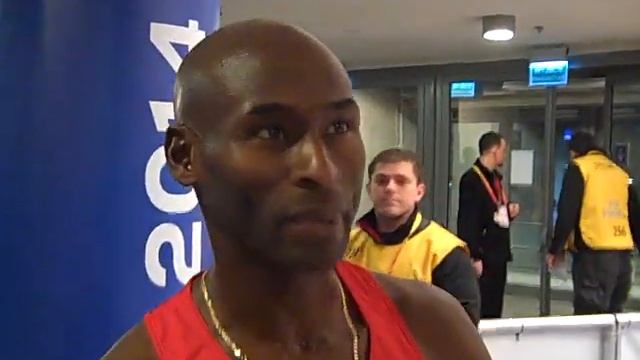 Bernard Lagat After First Round Of Men's 3000 At 2014 World Indoor Champs смотреть онлайн
