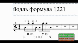 Йодль Формула 1221