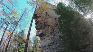Скальник Фараон. Центральный 7А+. Фри Соло.