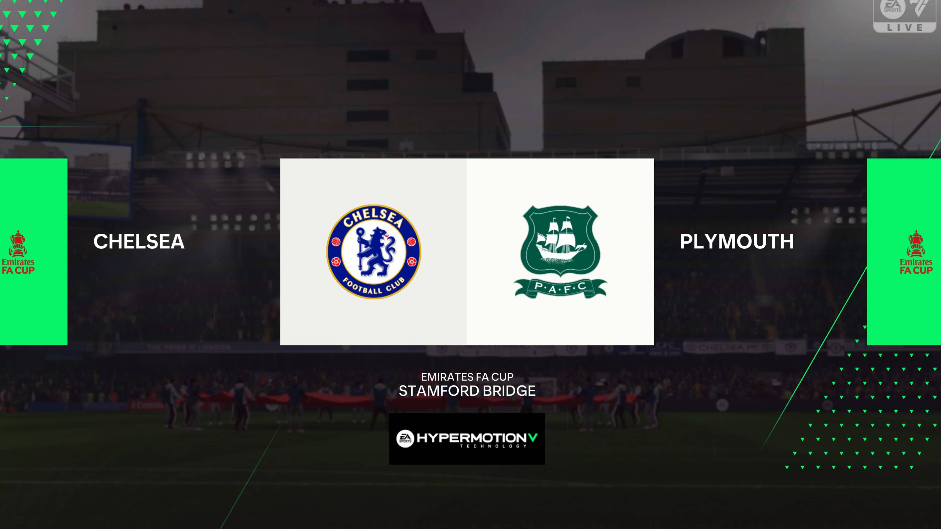 FC 25 PS 5 Карьера за Челси 2024-2025.1/32 финалаEmirates FA Cup Челси-Плимут 31.