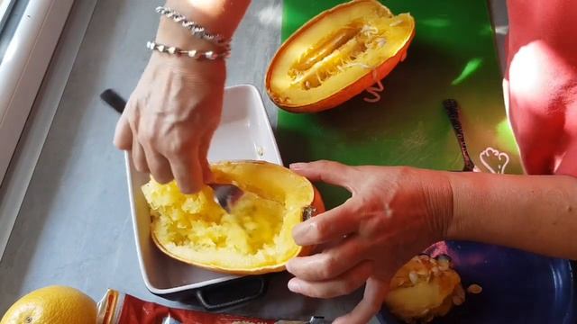 Необычная Тыква и Запеканка из Тыквы"Спагетти" /Courge Spaghetti