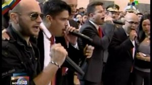 Los Cadillac's, Omar Enrique, Hany Kauam y El Potro cantaron "Corazón del Pueblo"