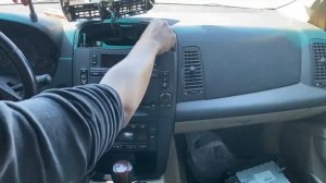 How to: Remove OEM Radio on a 2004 Cadillac SRX