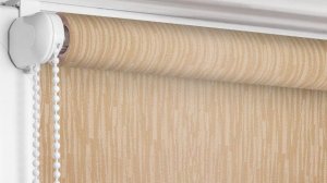 Эльба карамель - обзор ткани для рулонных штор Рулонка.рус