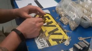 Сборка модулей цилиндра EVVA